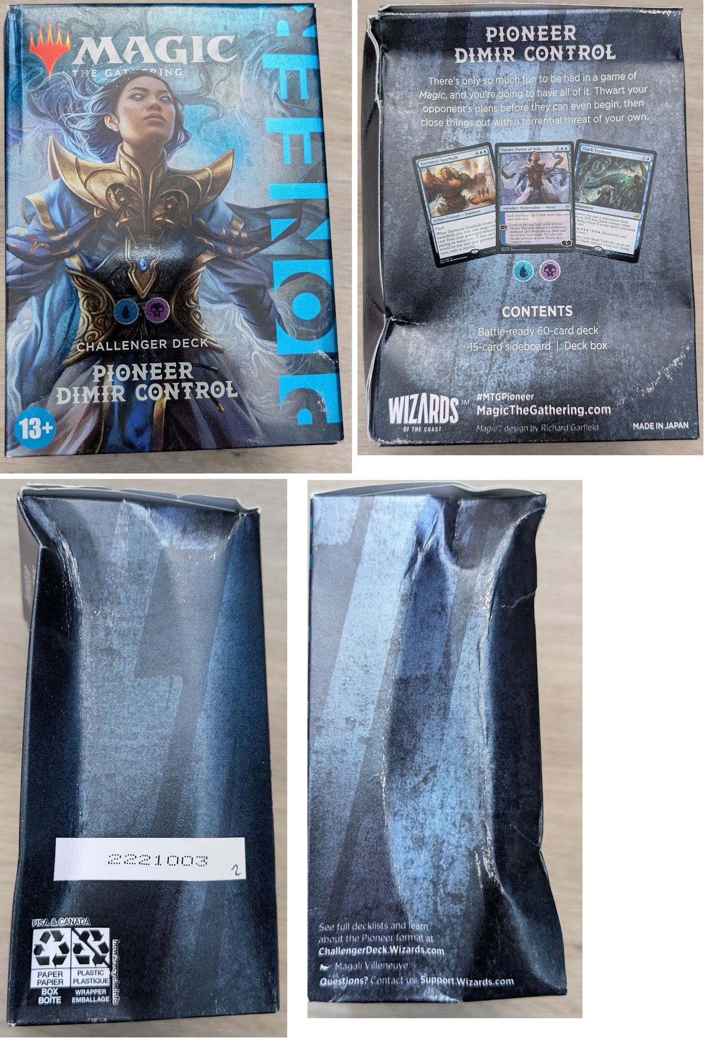 Magic the Gathering Pioneer Challenger Decks 2022 Pioneer Dimir Control