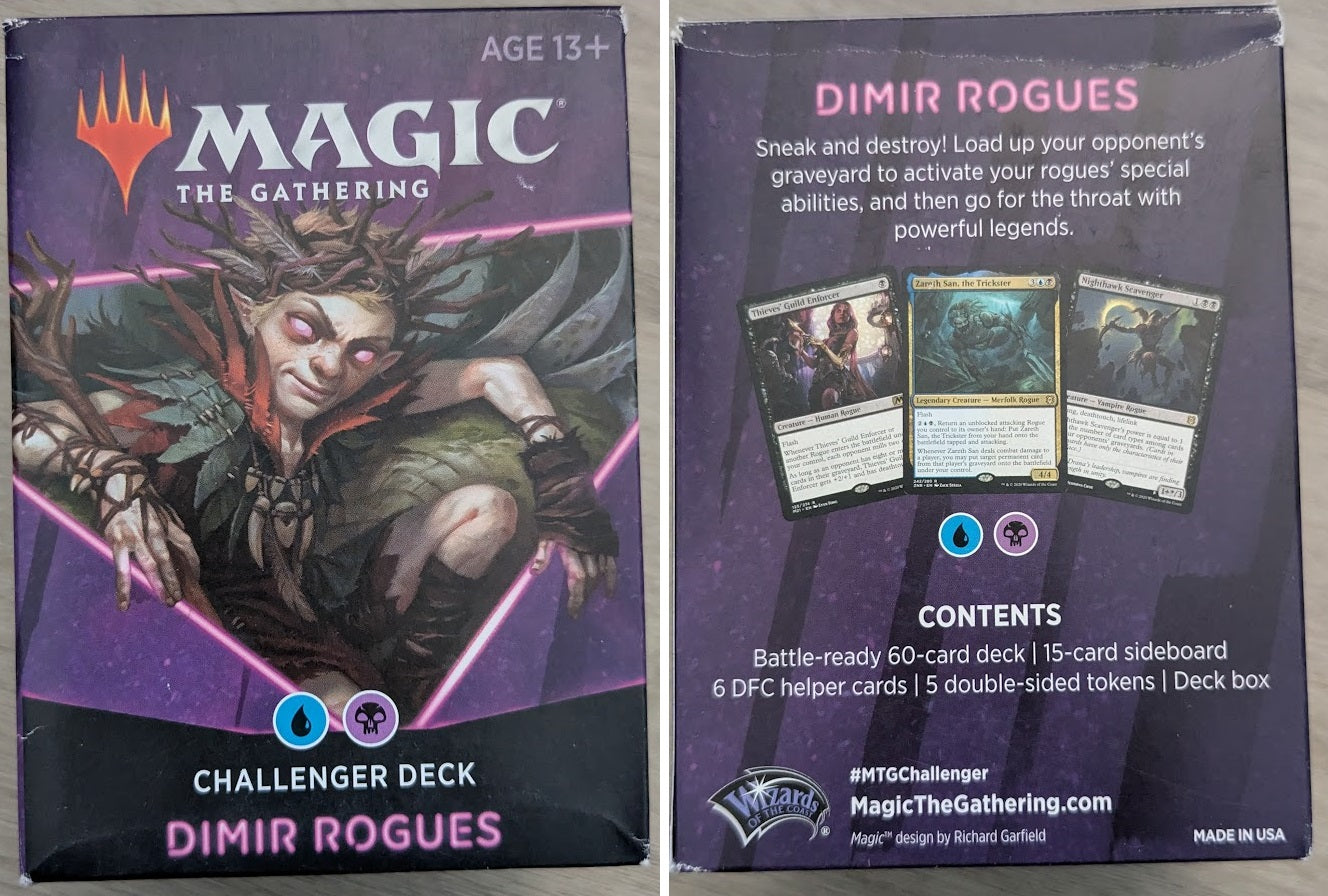 Magic the Gathering Challenger Decks 2021 Dimir Rogues