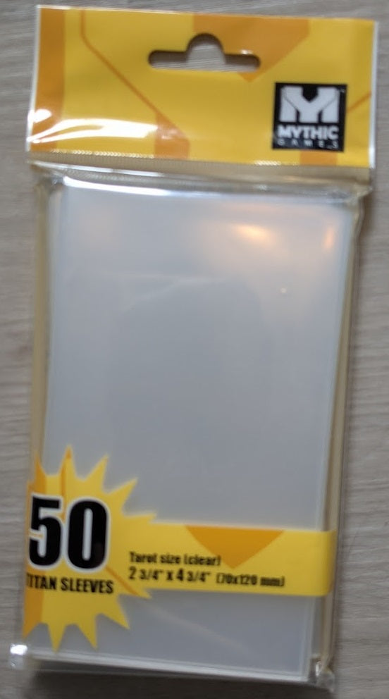 Mythic Games Tarot Clear Sleeves Pack x 50