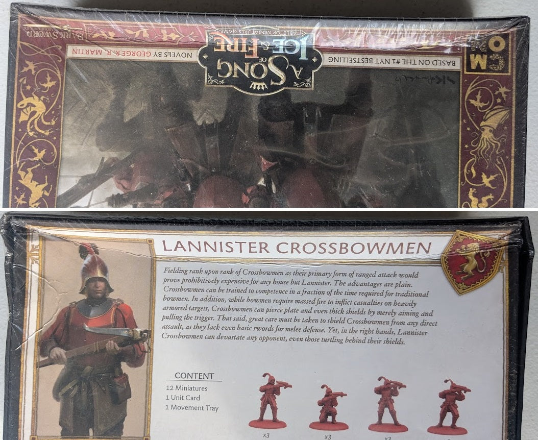 Game of Thrones A Song of Ice and Fire Tabletop Miniatures Game Bundle