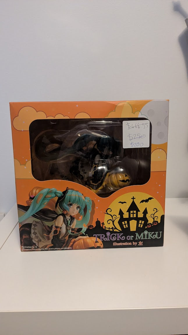 Hatsune Miku Trick or Miku illustration by left
