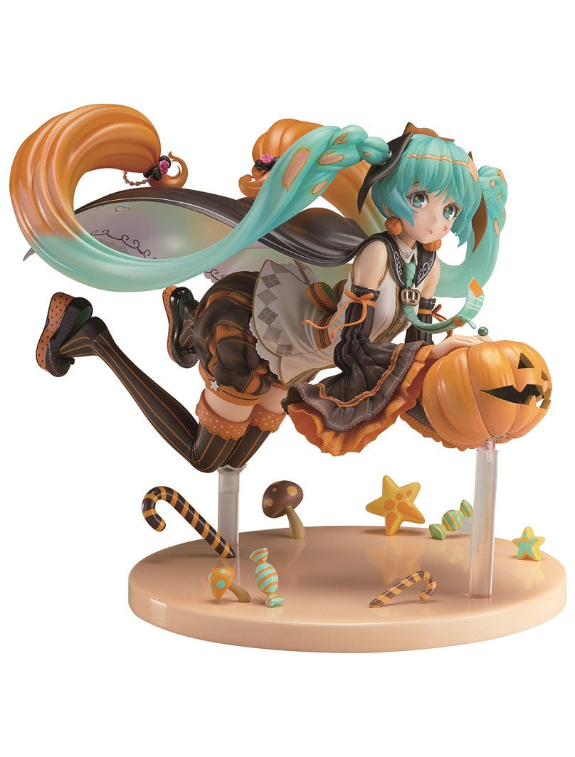 Hatsune Miku Trick or Miku illustration by left