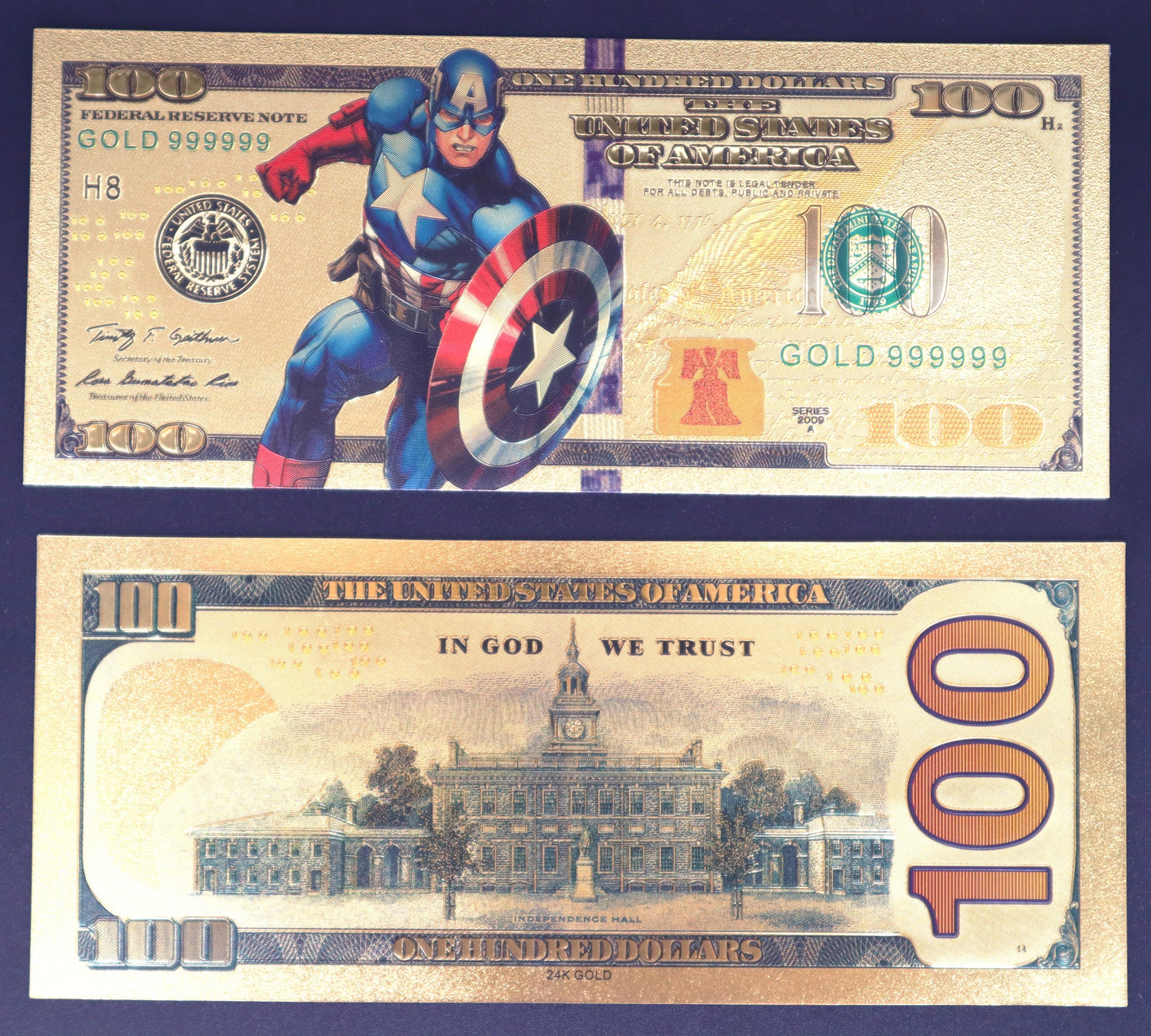 Avengers Collectible Golden Foil Banknote - 1