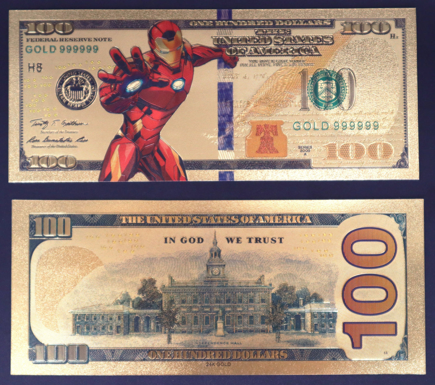 Avengers Collectible Golden Foil Banknote - 1