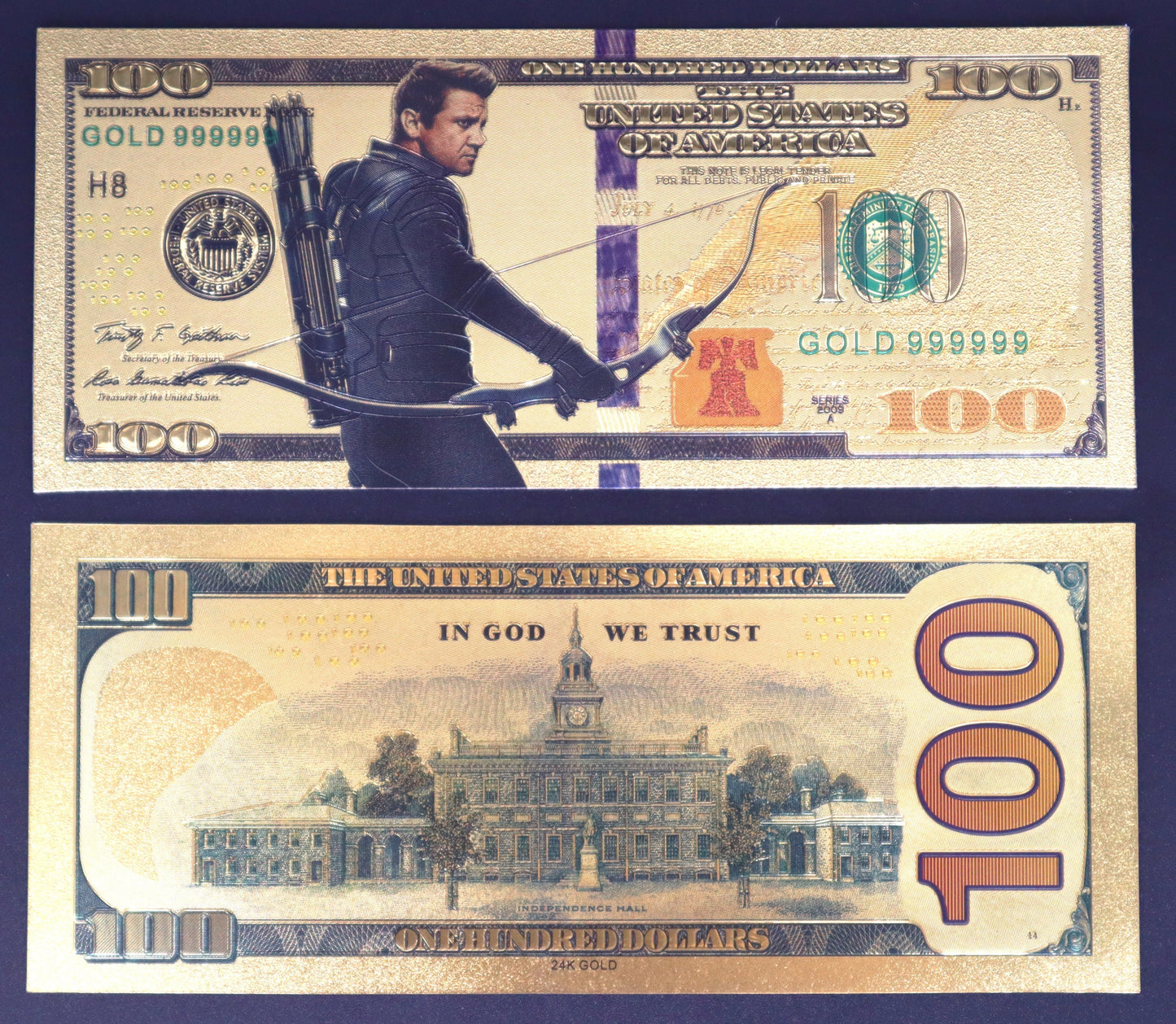 Avengers Collectible Golden Foil Banknote - 1