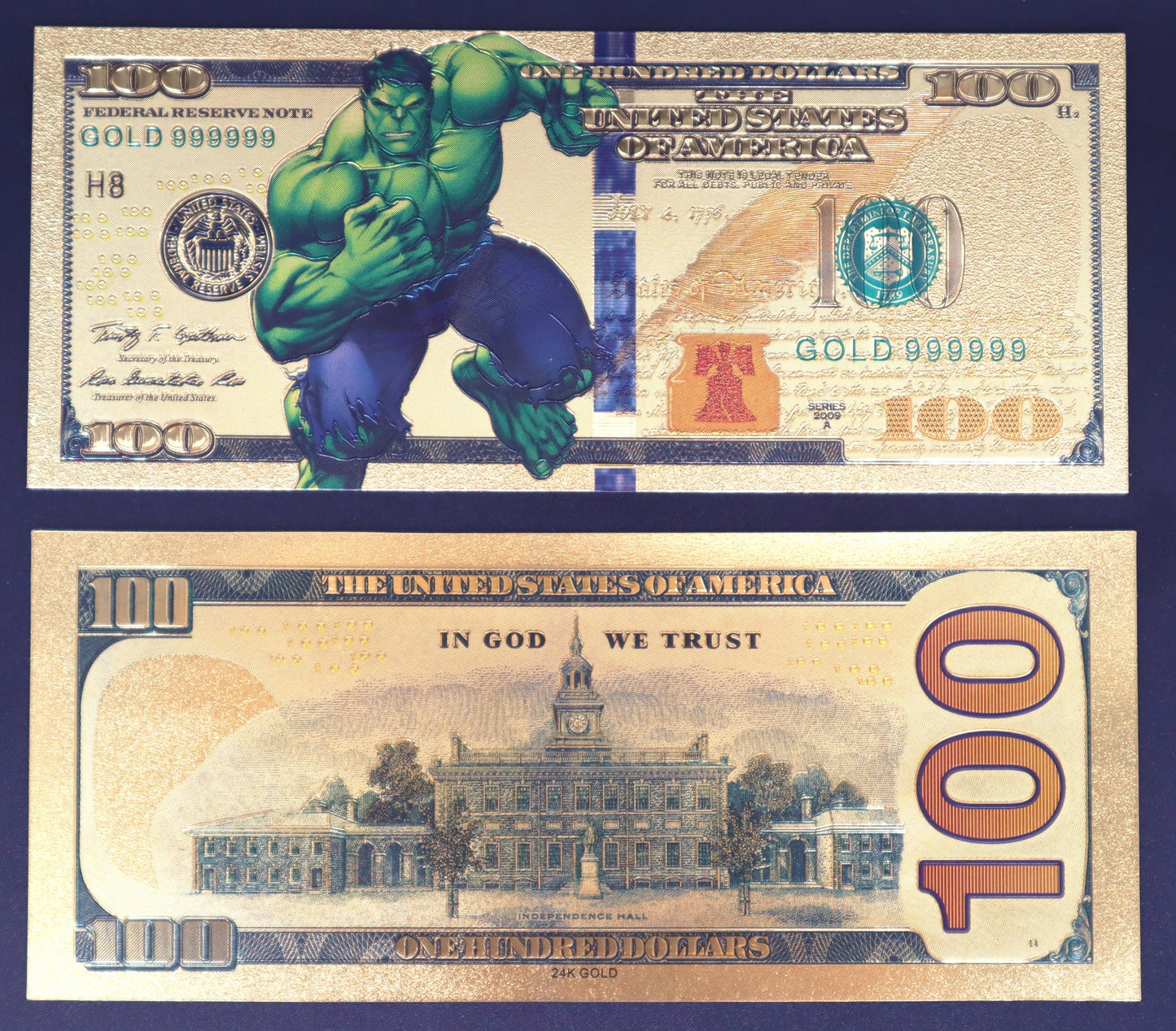 Avengers Collectible Golden Foil Banknote - 1
