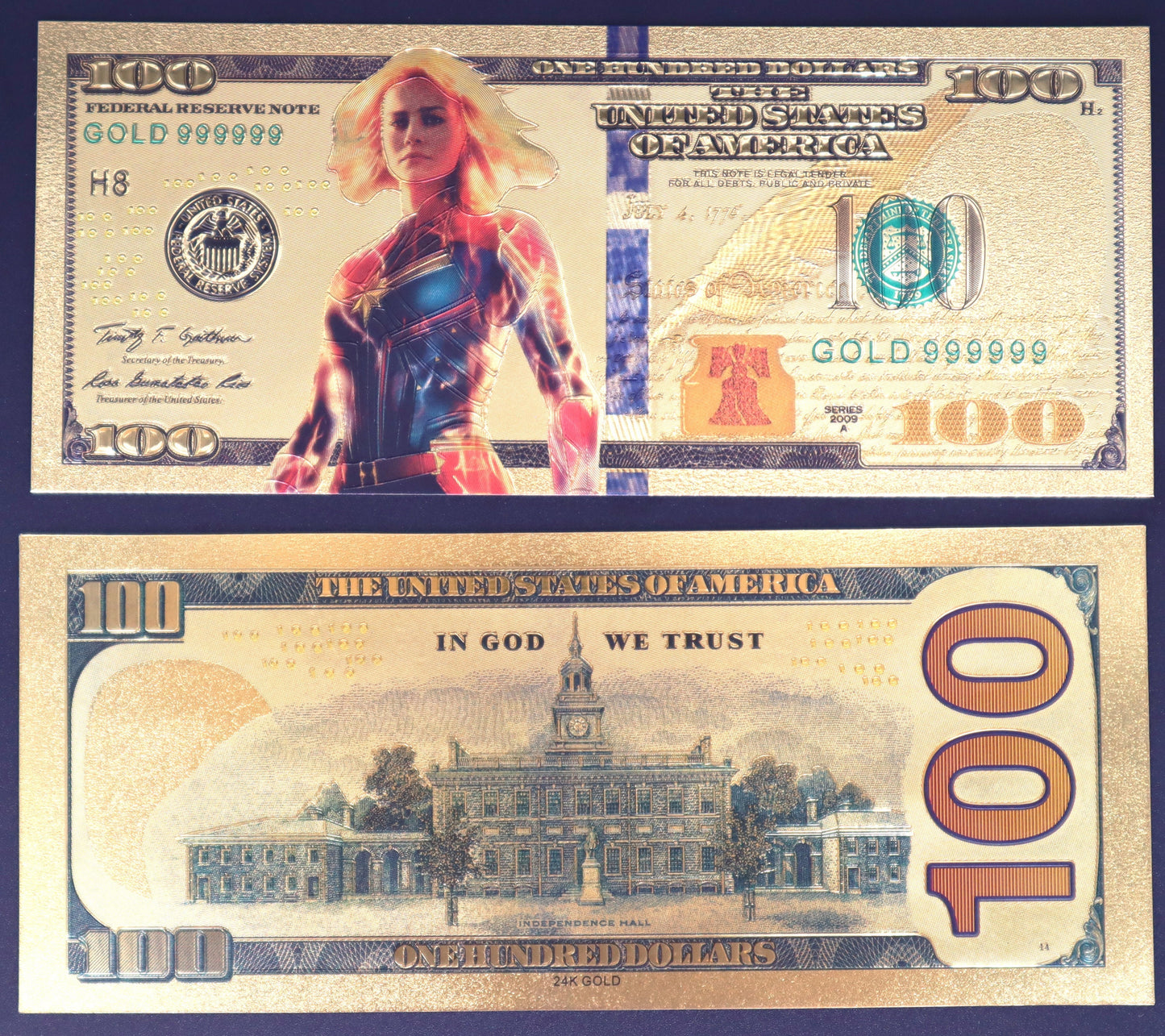 Avengers Collectible Golden Foil Banknote - 2