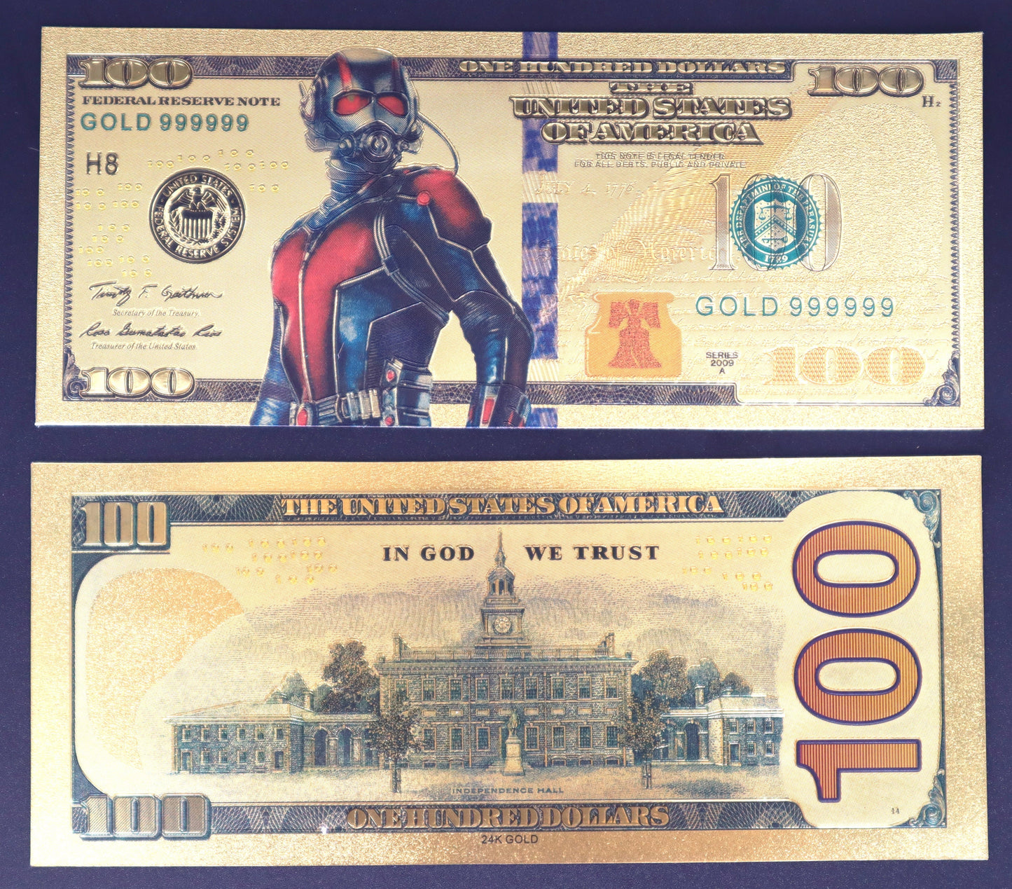 Avengers Collectible Golden Foil Banknote - 2