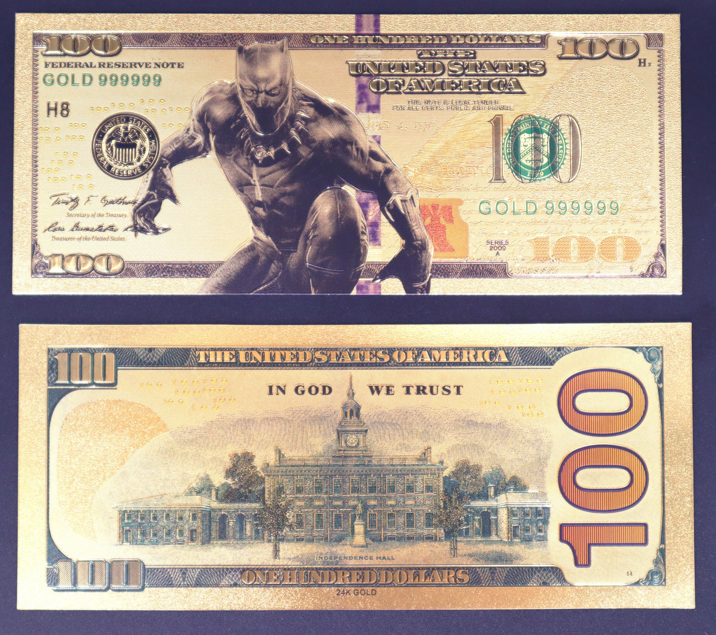 Avengers Collectible Golden Foil Banknote - 2