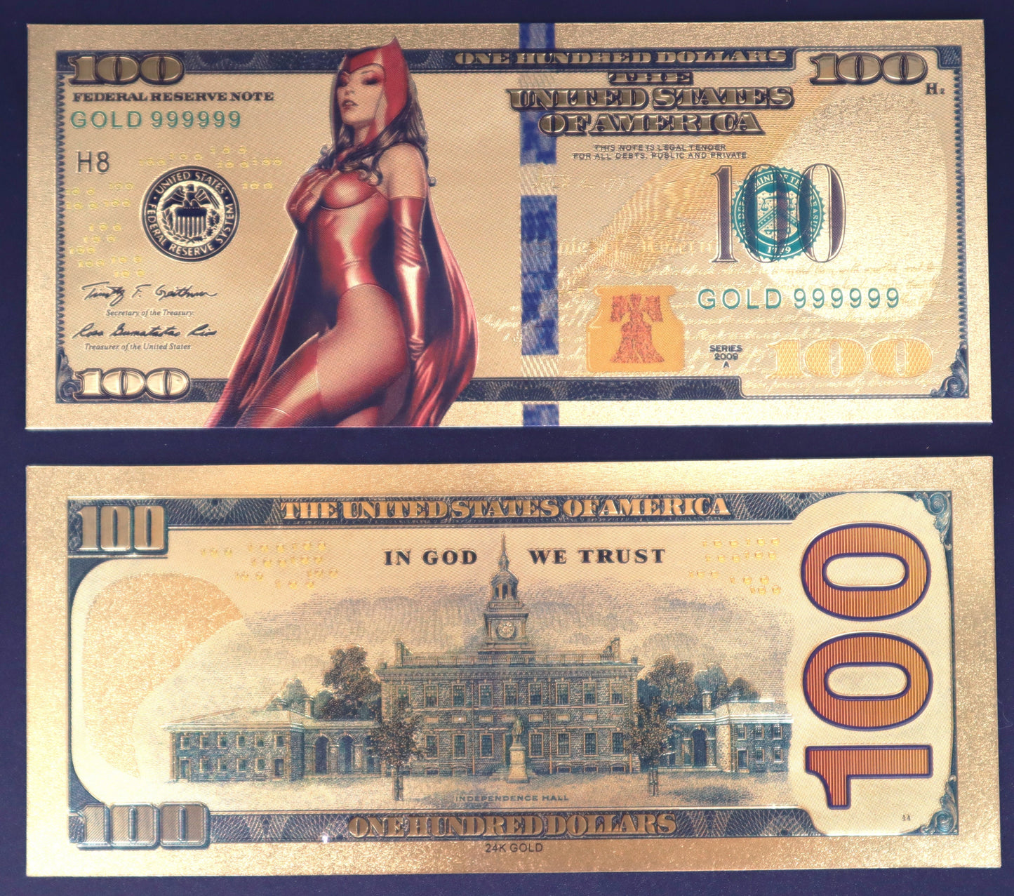 Avengers Collectible Golden Foil Banknote - 2