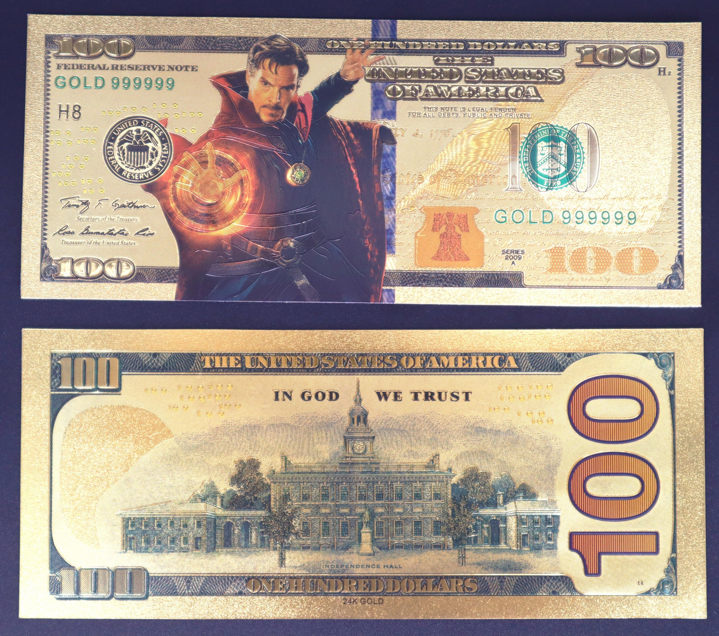 Avengers Collectible Golden Foil Banknote - 1