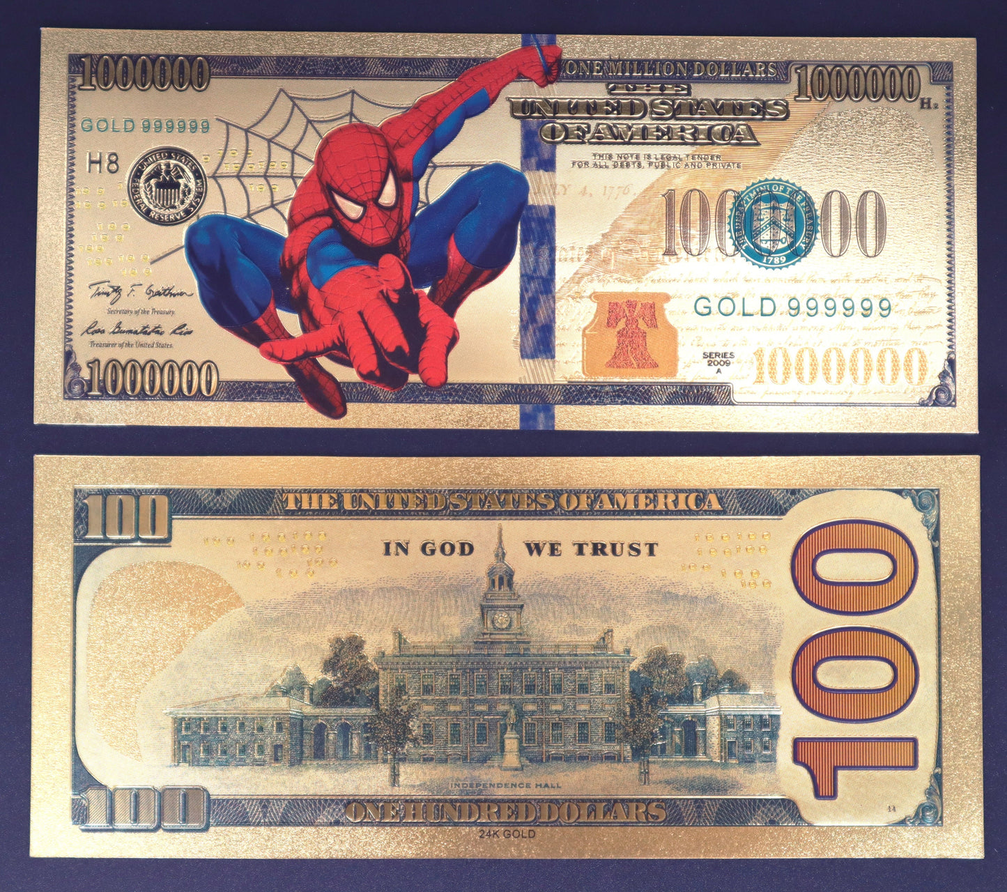 Avengers Collectible Golden Foil Banknote - 2