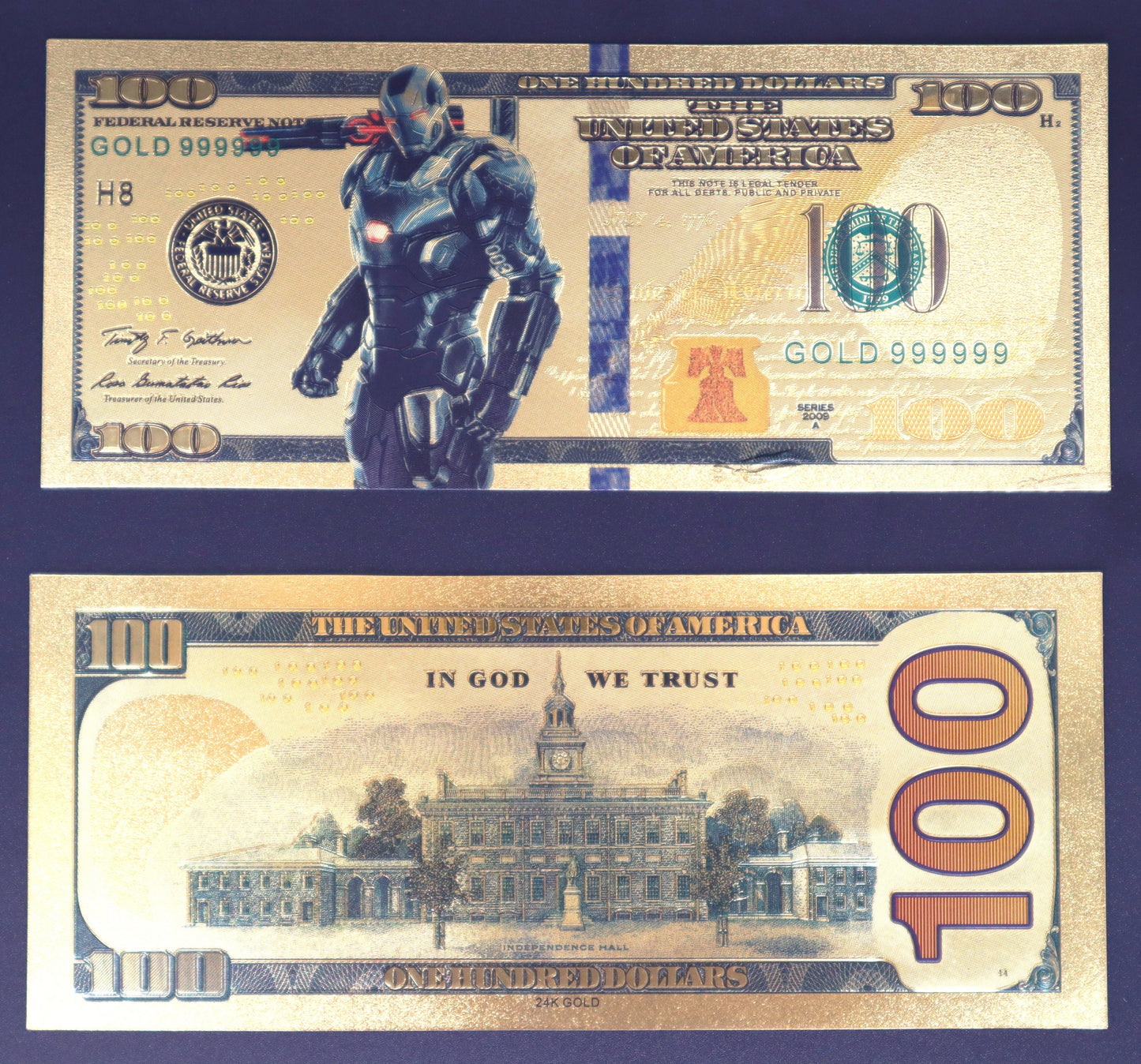 Avengers Collectible Golden Foil Banknote - 2