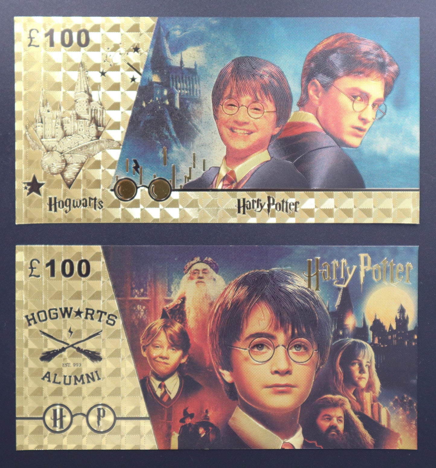 Harry Potter - Collectible Golden Foil Banknote