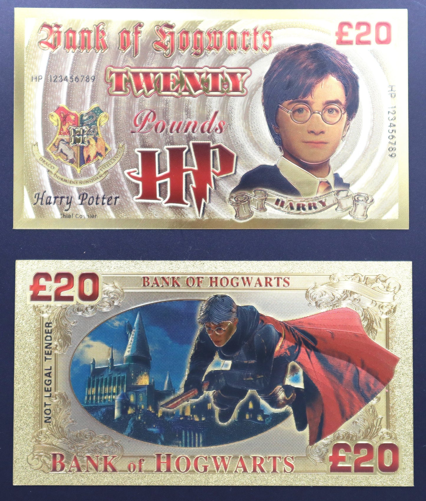 Harry Potter - Collectible Golden Foil Banknote