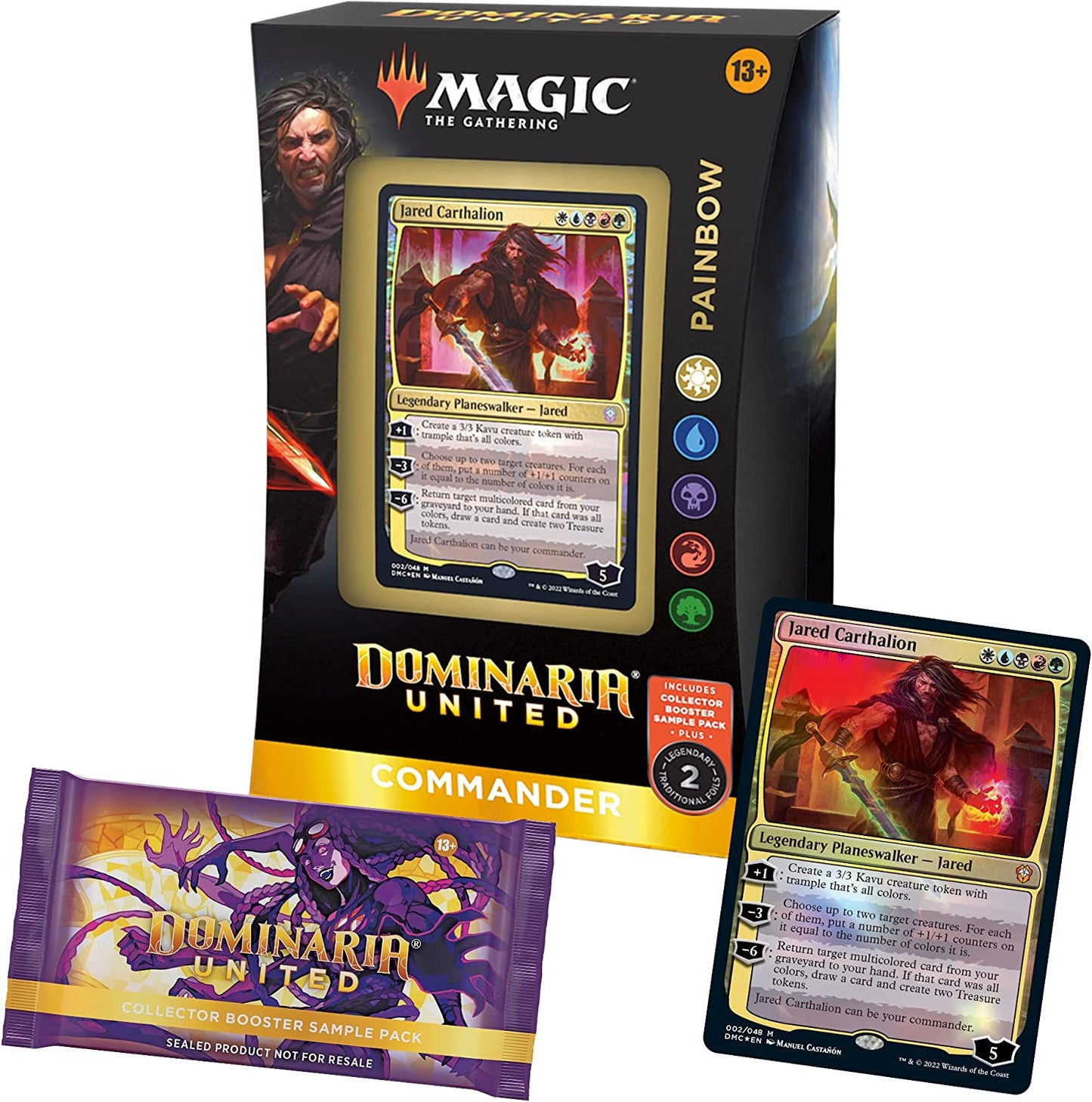 Magic The Gathering: Dominaria Commander Deck Painbow