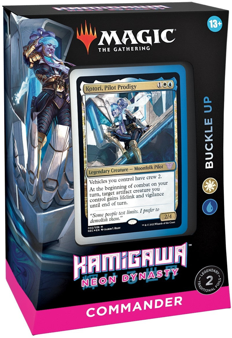 Magic The Gathering: Kamigawa Neon Dynasty Commander Deck Buckle Up