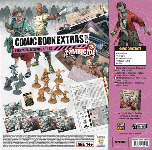 CMON Zombicide Survivors, Missions and Tiles Comic Book Extras Vol. 2