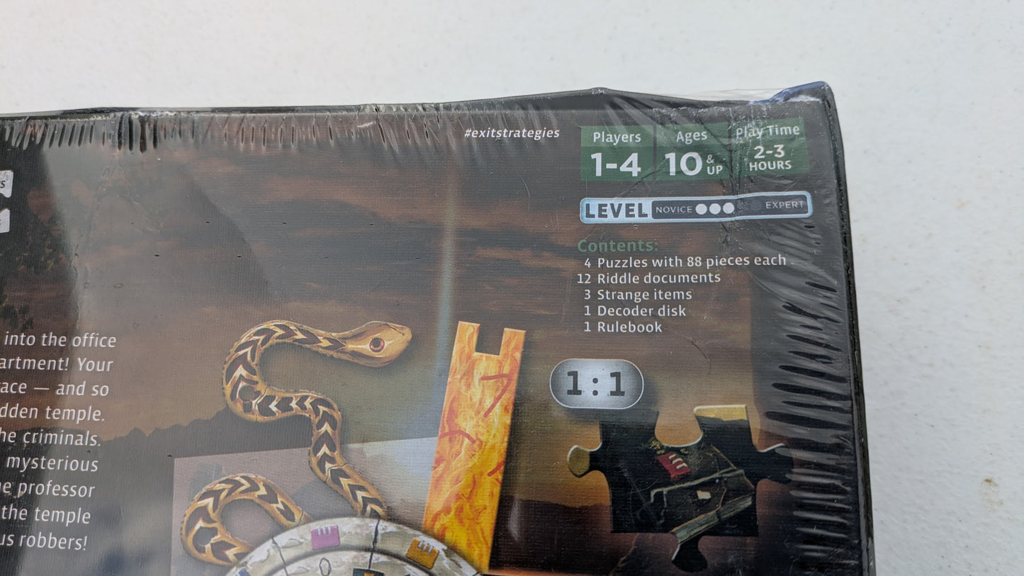 Exit the Game The Sacred Temple (Jigsaw Puzzle and Game)