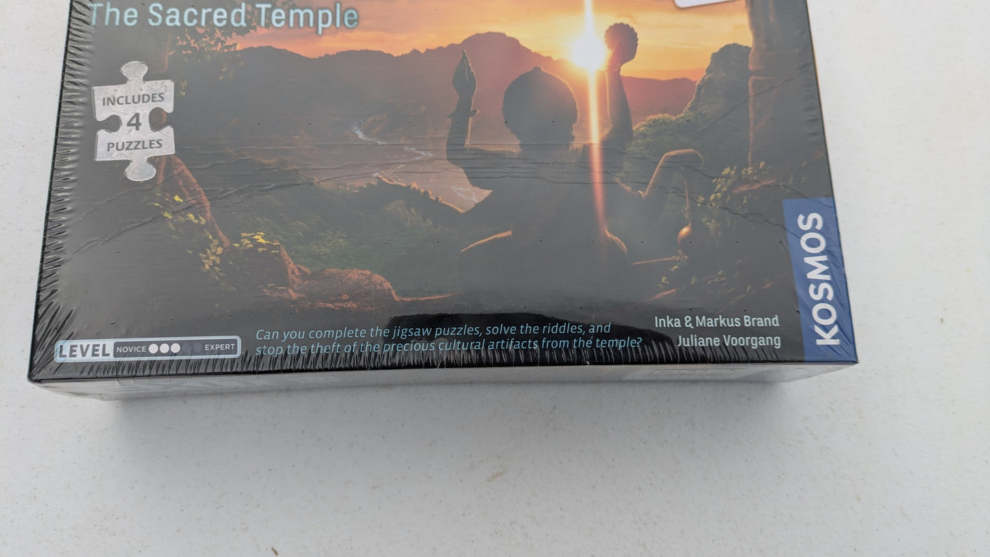Exit the Game The Sacred Temple (Jigsaw Puzzle and Game)