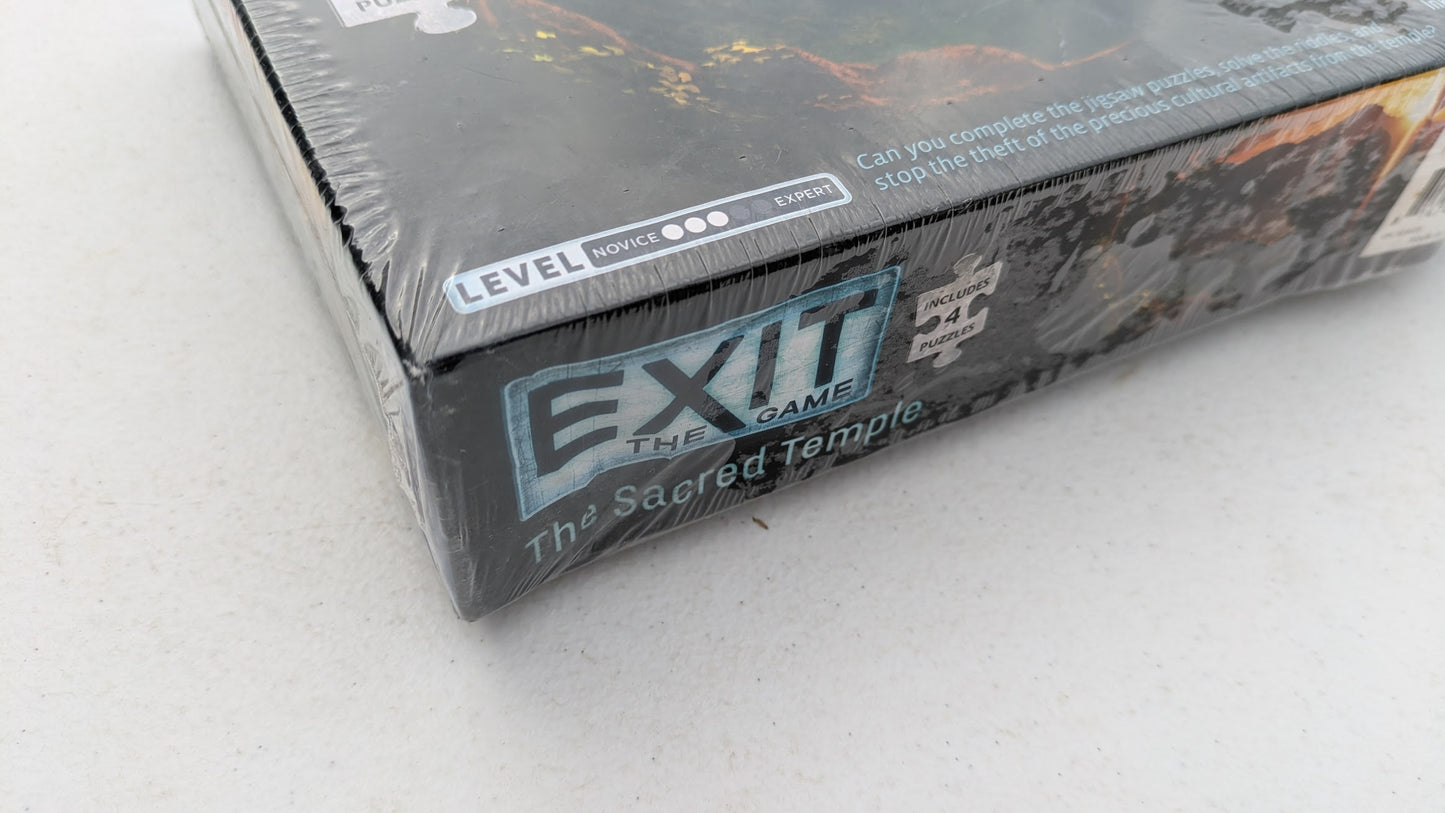 Exit the Game The Sacred Temple (Jigsaw Puzzle and Game)