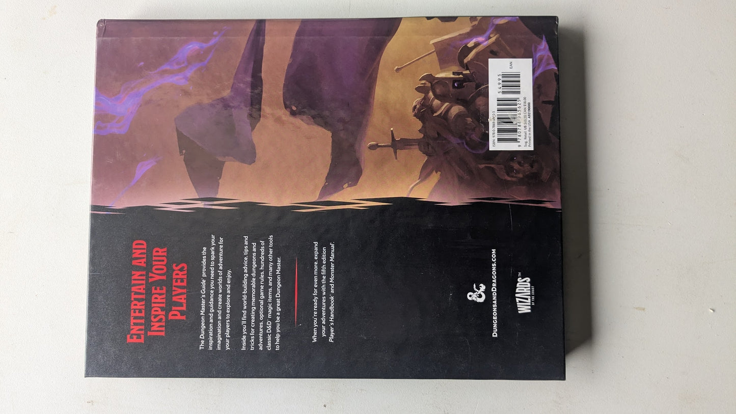 D&D Dungeons & Dragons Dungeon Masters Guide Hardcover