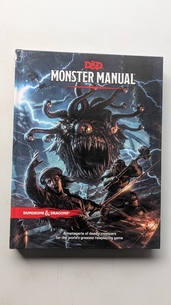 D&D Dungeons & Dragons Monster Manual Hardcover