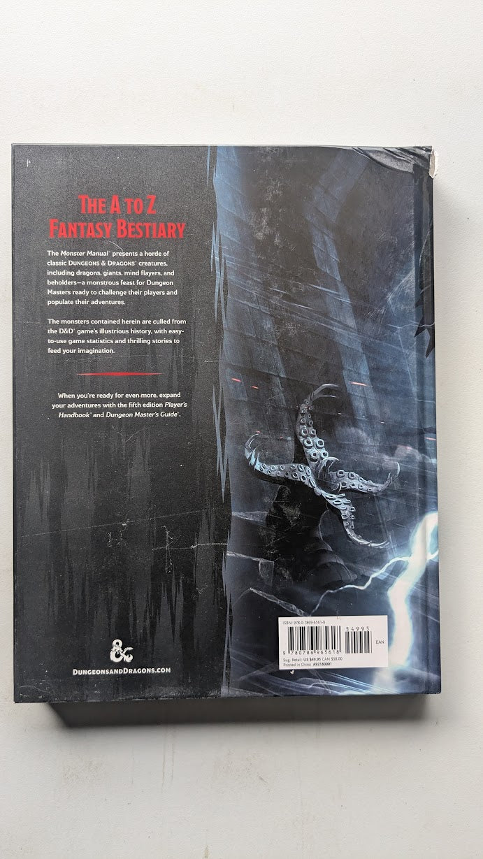 D&D Dungeons & Dragons Monster Manual Hardcover