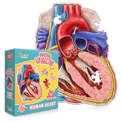 [Grade A] Dr. Livingston Jr. Floor Puzzle: Heart