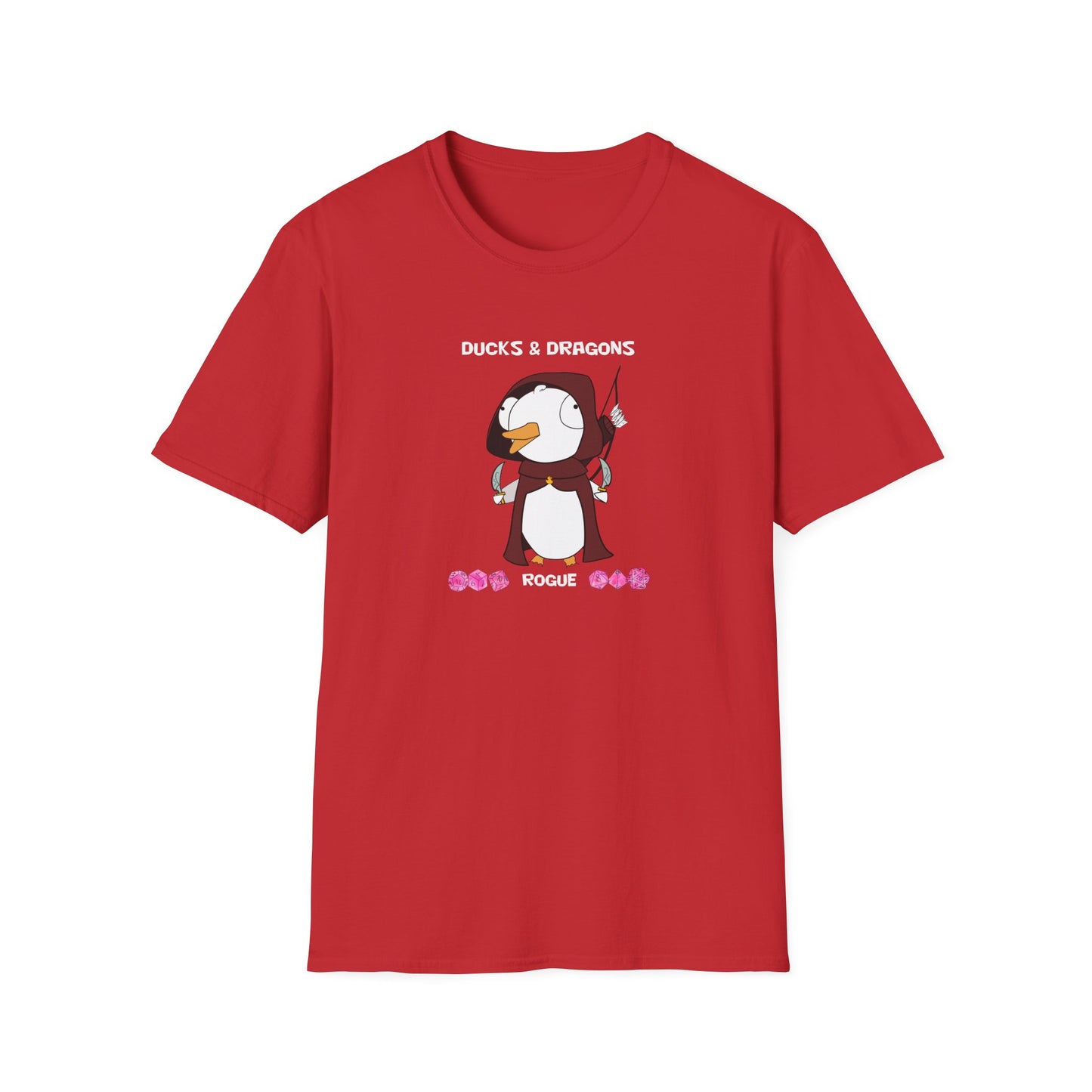 D&D Ducks And Dragons Rogue | Dippy Duck T shirt | Cute and Funny Unisex T shirt | Rogue Class Shirt | DnD Clothing