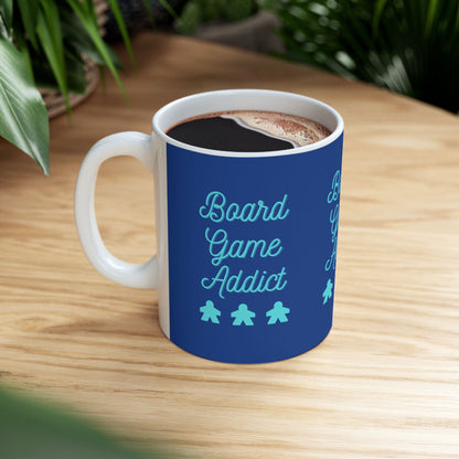 Board Games Addict  | Cute and Funny Ceramic Coffee Cup | Gaming Mug | 11oz/0.33 l