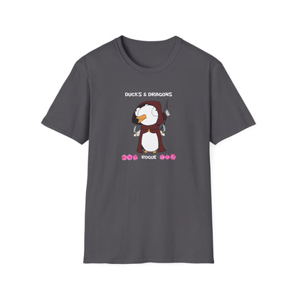 D&D Ducks And Dragons Rogue | Dippy Duck T shirt | Cute and Funny Unisex T shirt | Rogue Class Shirt | DnD Clothing