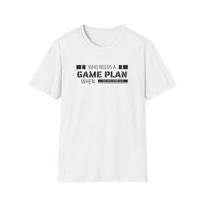 Who Needs A Game Plan When You Have Dumb Luck | Cute and Funny Unisex T shirt | Gamers Shirt | Board Gamers Tee | Video Game T Shirt