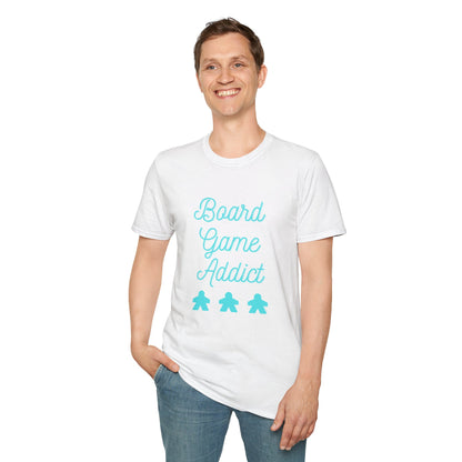 Board Games Addict_Blue | Funny Gaming T shirt | Cute and Funny Unisex Clothing | Gamers T shirt