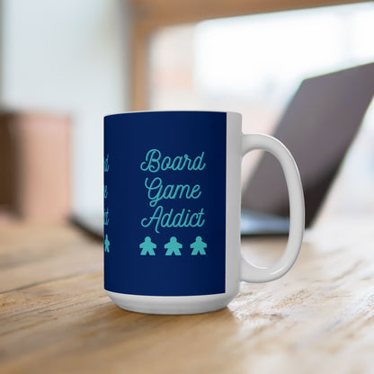 Board Games Addict  | Cute and Funny Ceramic Coffee Cup | Gaming Mug | 11oz/0.33 l