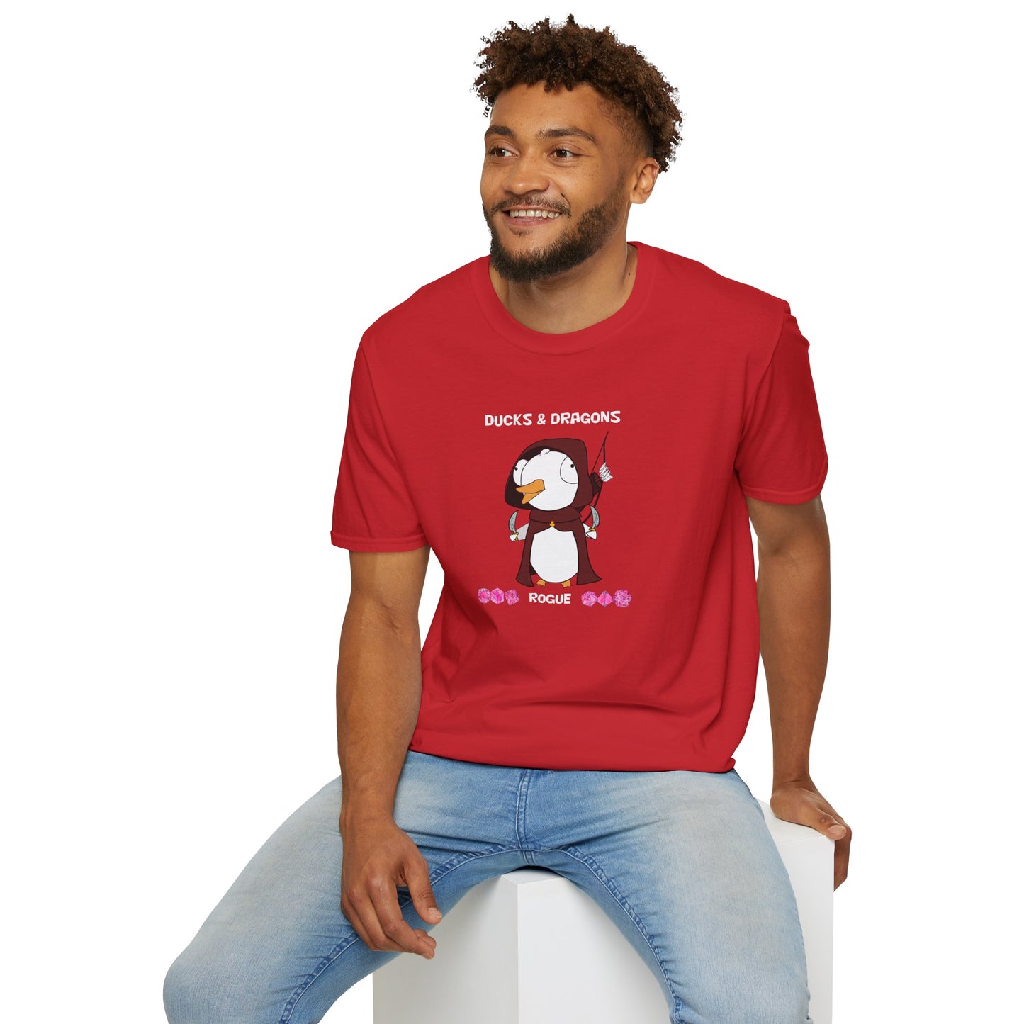 D&D Ducks And Dragons Rogue | Dippy Duck T shirt | Cute and Funny Unisex T shirt | Rogue Class Shirt | DnD Clothing