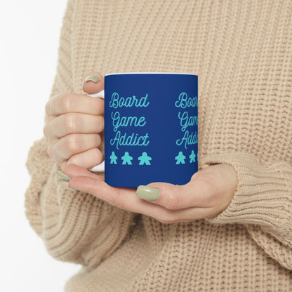 Board Games Addict  | Cute and Funny Ceramic Coffee Cup | Gaming Mug | 11oz/0.33 l