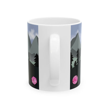 D&D Ducks And Dragons | Cute and Funny Ceramic Coffee Cup | Dippy Duck Mug | 11oz/0.33 l