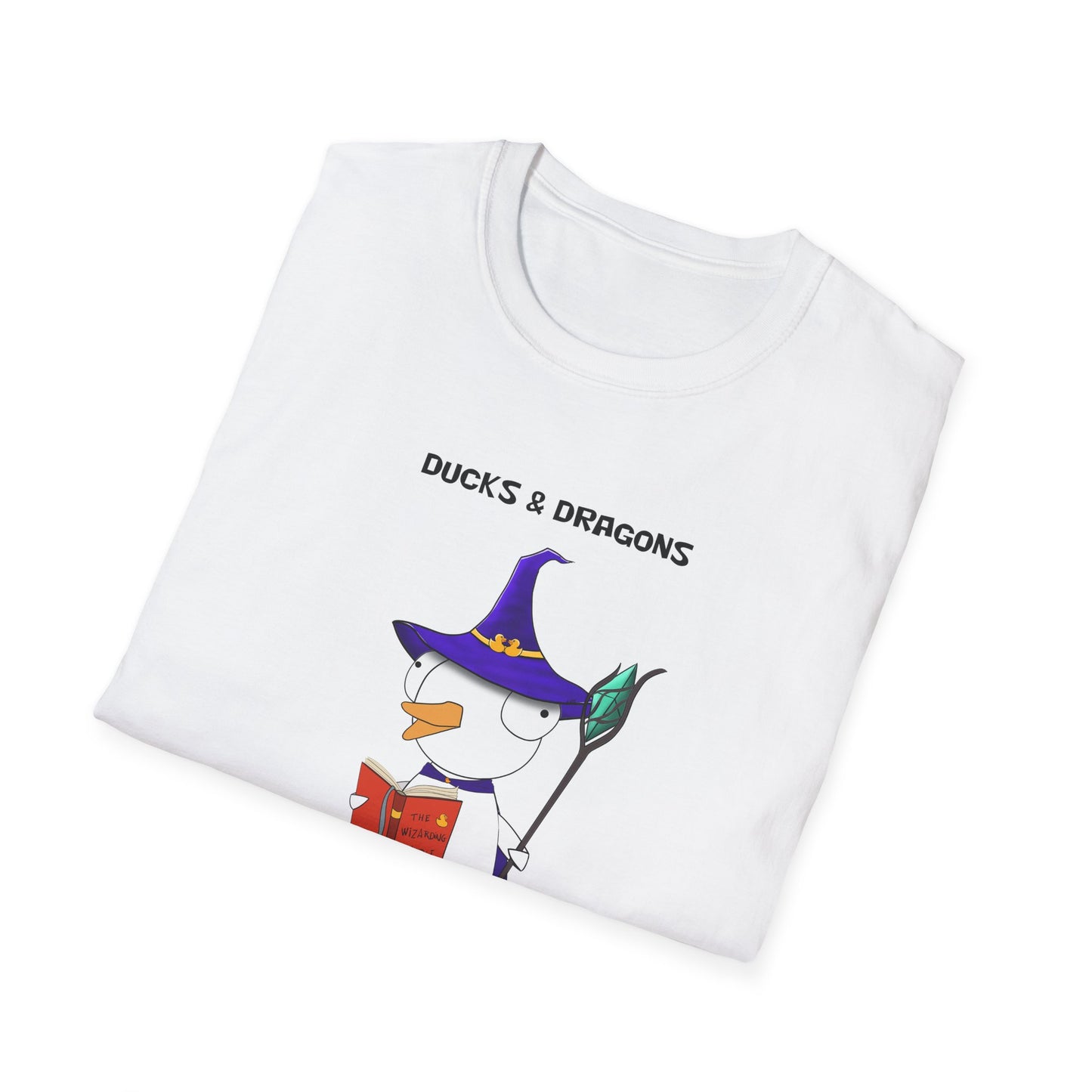 D&D Ducks And Dragons Wizard | Dippy Duck T shirt | Cute and Funny Unisex T shirt | Wizard Class Shirt | DnD Clothing