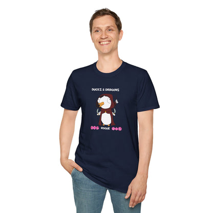 D&D Ducks And Dragons Rogue | Dippy Duck T shirt | Cute and Funny Unisex T shirt | Rogue Class Shirt | DnD Clothing