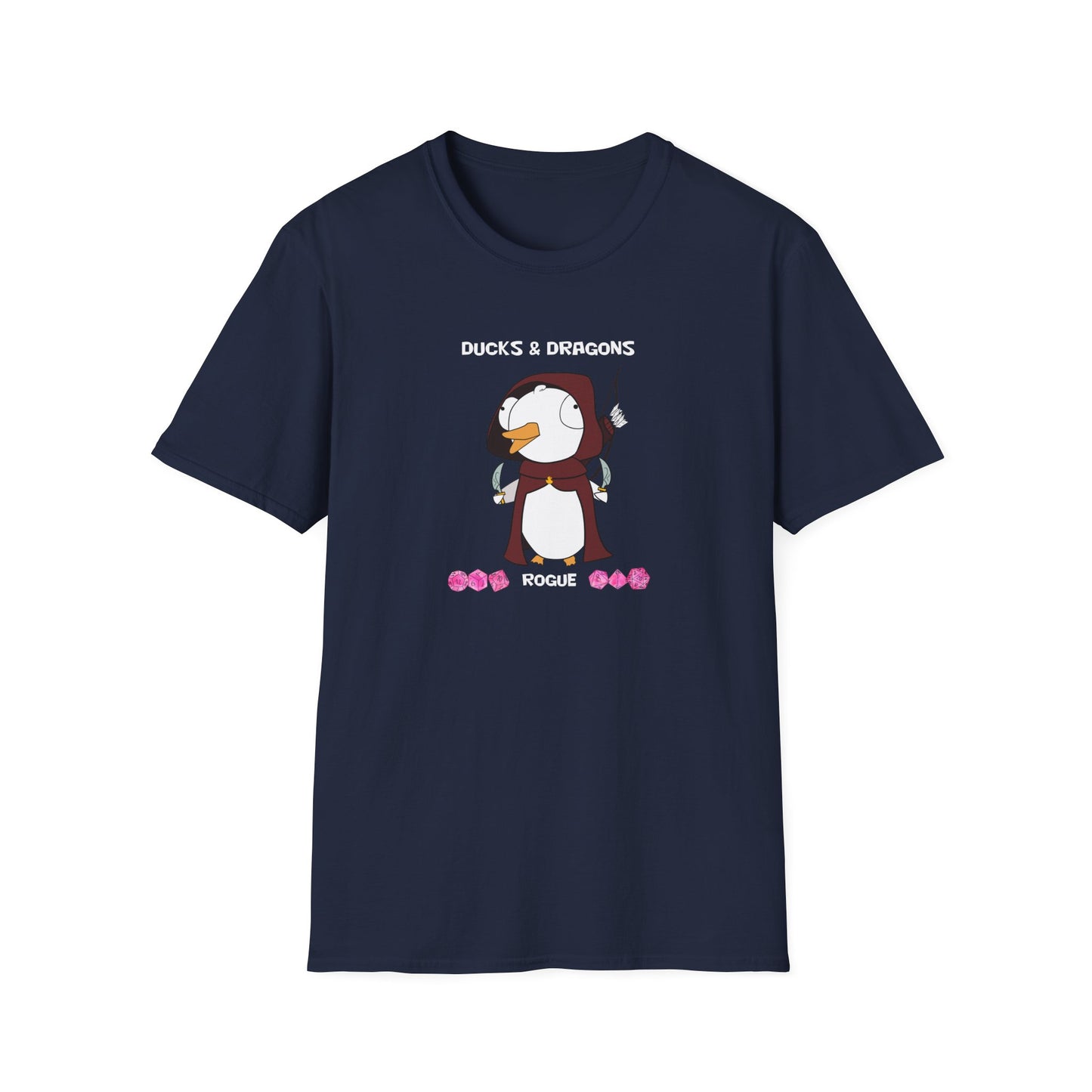 D&D Ducks And Dragons Rogue | Dippy Duck T shirt | Cute and Funny Unisex T shirt | Rogue Class Shirt | DnD Clothing