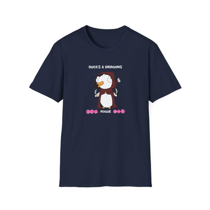 D&D Ducks And Dragons Rogue | Dippy Duck T shirt | Cute and Funny Unisex T shirt | Rogue Class Shirt | DnD Clothing