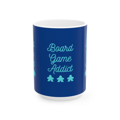 Board Games Addict  | Cute and Funny Ceramic Coffee Cup | Gaming Mug | 11oz/0.33 l