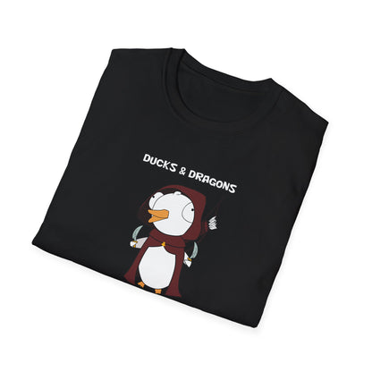 D&D Ducks And Dragons Rogue | Dippy Duck T shirt | Cute and Funny Unisex T shirt | Rogue Class Shirt | DnD Clothing