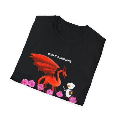 D&D Ducks And Dragons | Dippy Duck T shirt | Cute and Funny Unisex T shirt | Dungeon Master Shirt | DnD Clothing