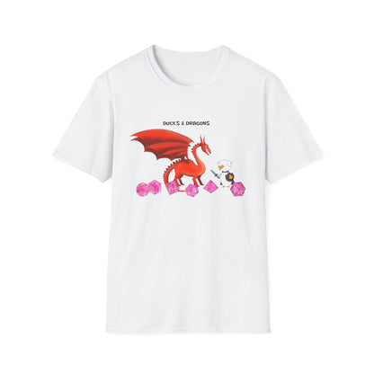 D&D Ducks And Dragons | Dippy Duck T shirt | Cute and Funny Unisex T shirt | Dungeon Master Shirt | DnD Clothing