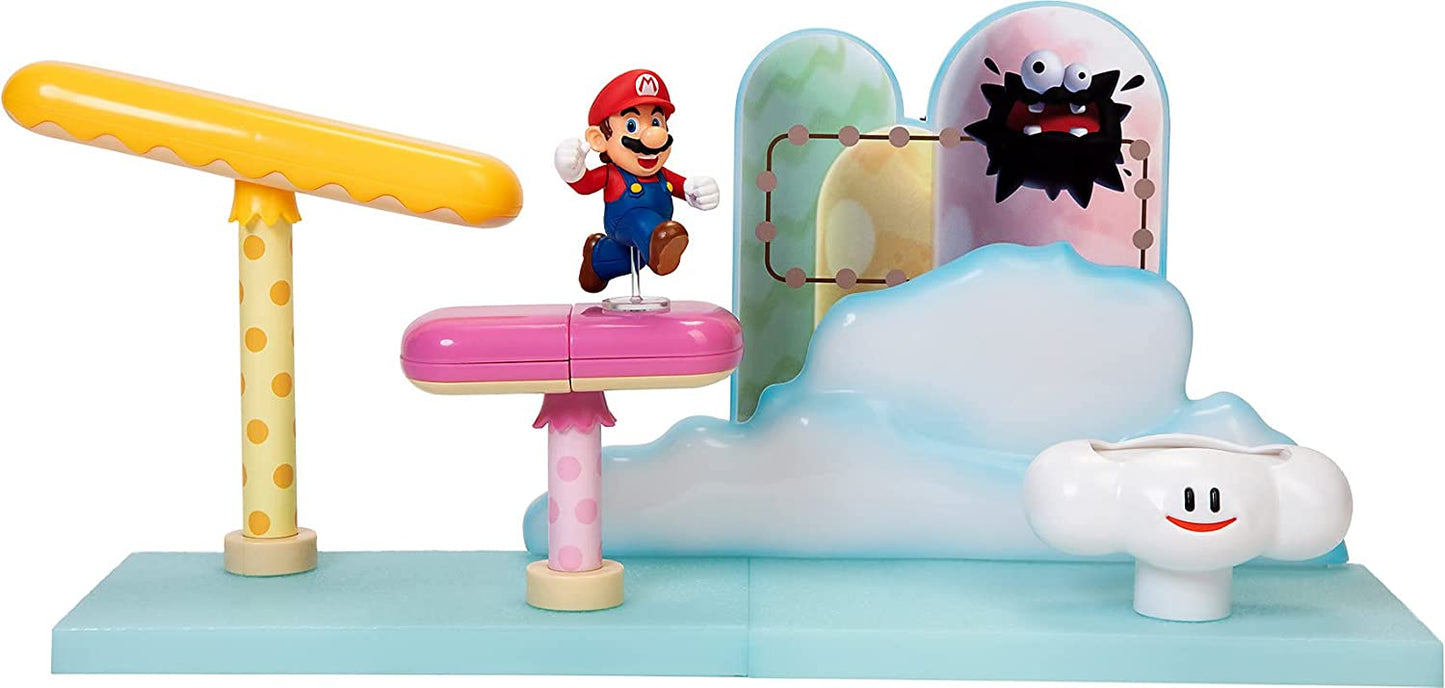 [Grade B] World of Nintendo 2.5" Super Mario Cloud Playset