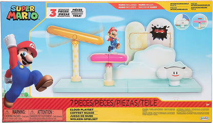 [Grade B] World of Nintendo 2.5" Super Mario Cloud Playset