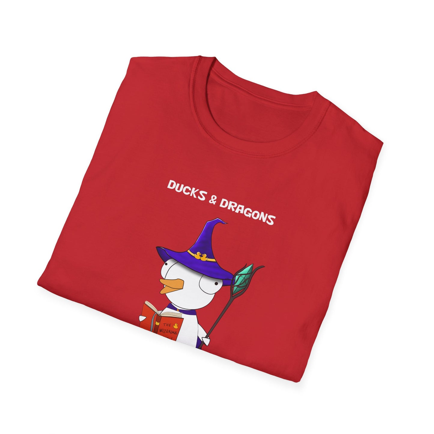 D&D Ducks And Dragons Wizard | Dippy Duck T shirt | Cute and Funny Unisex T shirt | Wizard Class Shirt | DnD Clothing