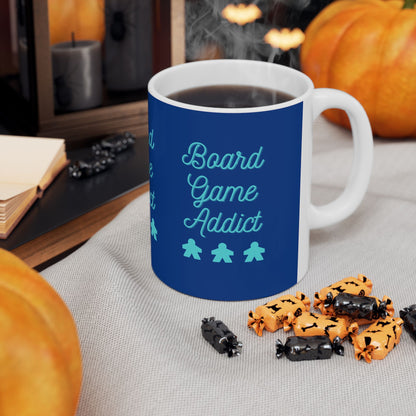 Board Games Addict  | Cute and Funny Ceramic Coffee Cup | Gaming Mug | 11oz/0.33 l
